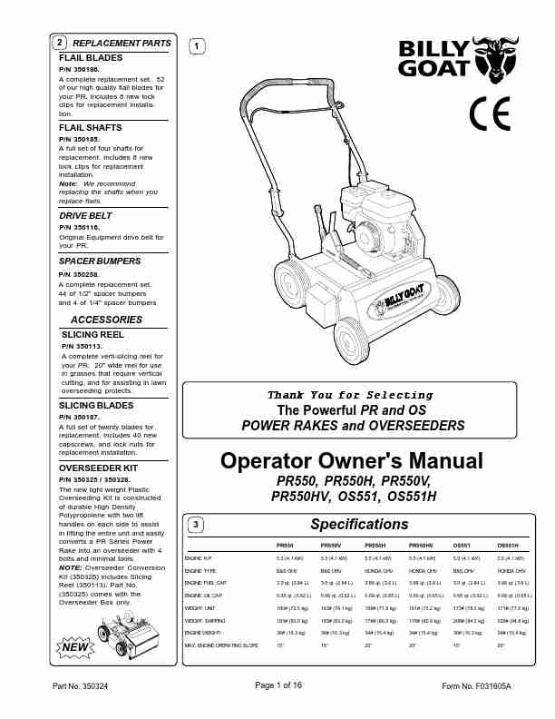 Billy Goat Lawn Mower PR550, PR550H, PR550V, PR550HV, OS551, OS551H-page_pdf